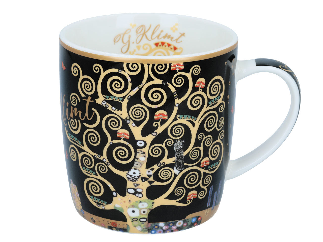 Porcelain mug featuring Klimt Tree of Life