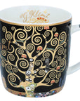 Porcelain mug featuring Klimt Tree of Life