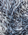 Stole with animalier print