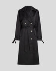Fluid trench coat