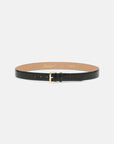 Patent leather belt