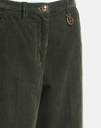 Wide-leg corduroy pants
