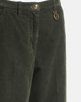 Wide-leg corduroy pants