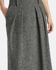 Melange tweed skirt