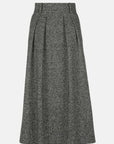 Melange tweed skirt