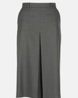 Pleat midi skirt