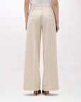 Wide flannel pants