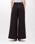 Loose fit black denim jeans