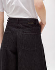 Loose fit black denim jeans