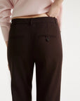 Stretch viscose-blend trousers