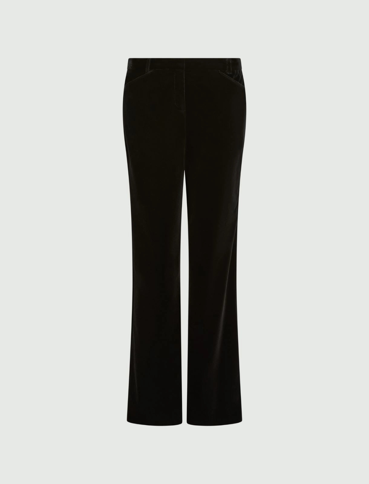 Slim velvet trousers