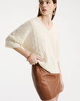 Oversized wool and cashmere jumper