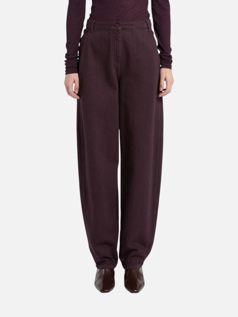 Barrel-fit trousers