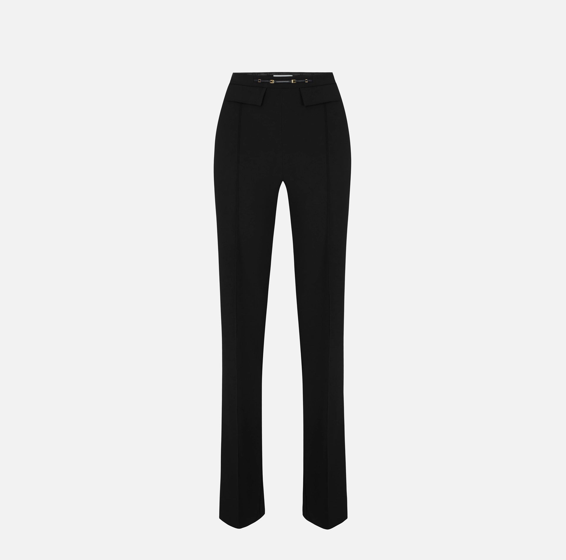 Slim-fit palazzo trousers