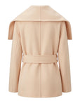 Cape jacket with belt