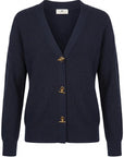 Knit cardigan with jewel buttons
