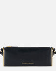 Over-the-shoulder bag with lizard print