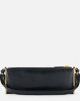 Over-the-shoulder bag with lizard print