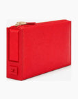 Patent leather clutch bag