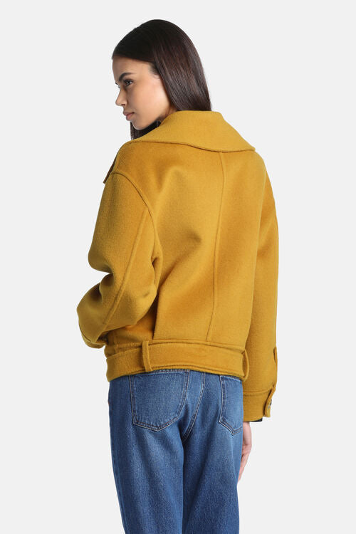 Boxy wool jacket