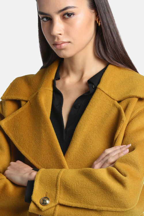 Boxy wool jacket