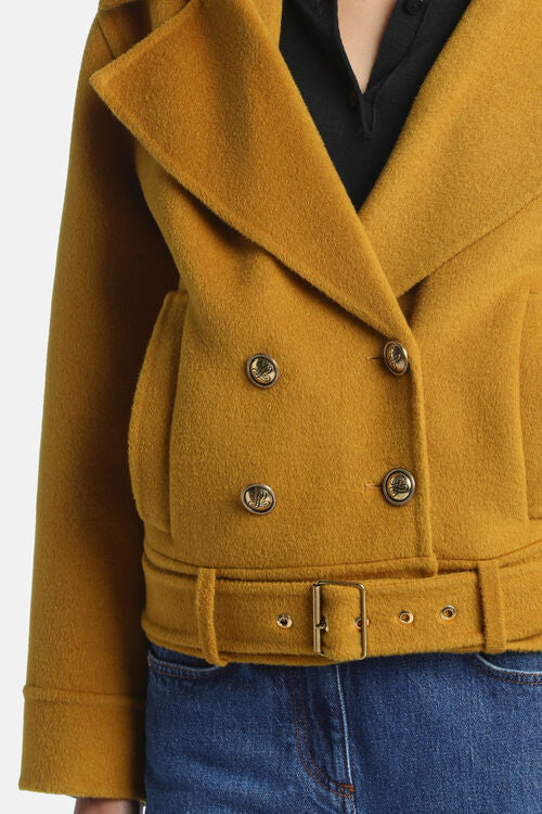 Boxy wool jacket