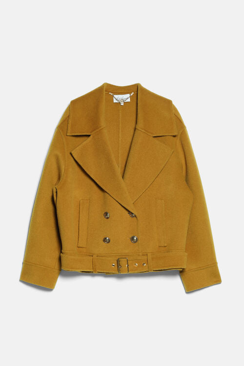 Boxy wool jacket