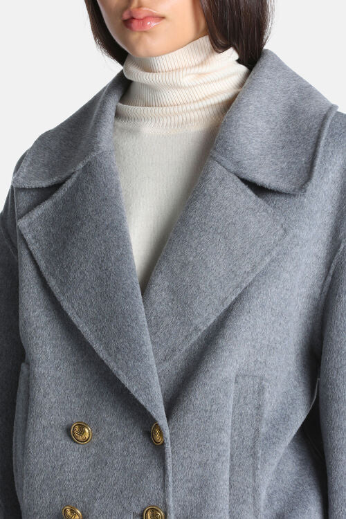 Boxy wool jacket