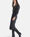 Elegant knitted midi dress