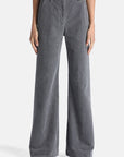 Flared corduroy pants