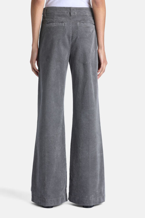 Flared corduroy pants