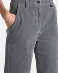 Flared corduroy pants