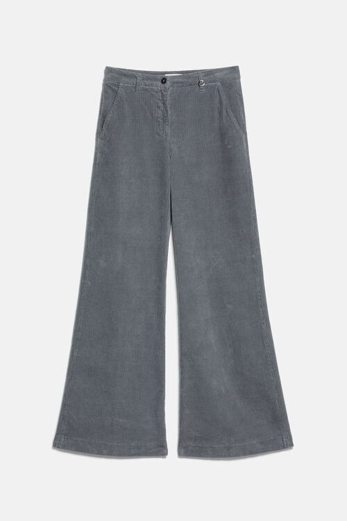 Flared corduroy pants