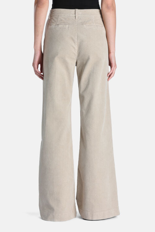 Flared corduroy pants