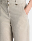 Flared corduroy pants
