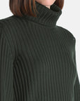 Balloon-sleeved sweater