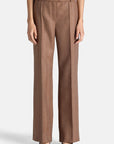 Herringbone regular-fit pants