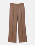Herringbone regular-fit pants