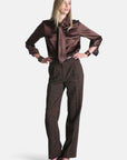 Regular-fit pants with pleats