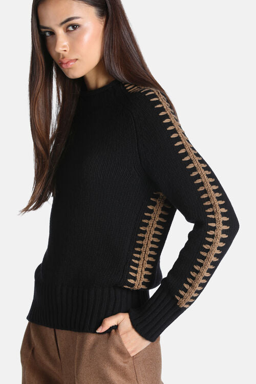 Wool and cashmere sweater