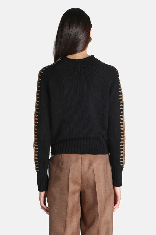 Wool and cashmere sweater