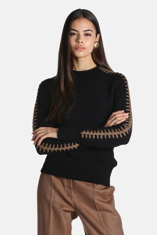 Wool and cashmere sweater