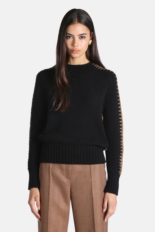 Wool and cashmere sweater