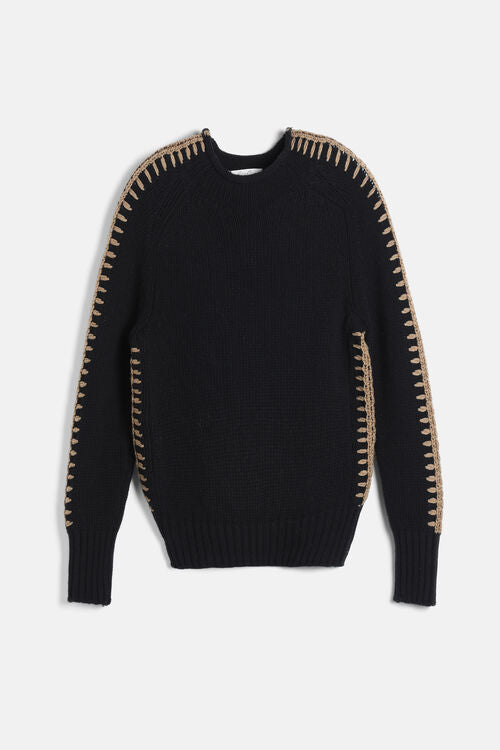 Wool and cashmere sweater
