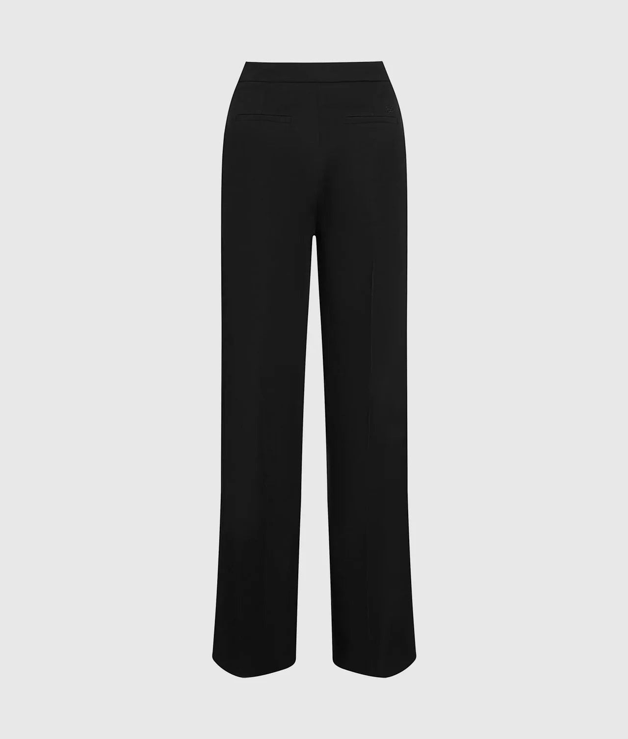 MiLA Boutique black structured suit pants with a tailored silhouette and hook-and-eye zip-fly closure.